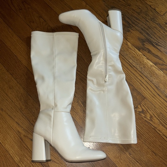 Madden girl block-heel high knee stretch boots in size 7! - Picture 2 of 5